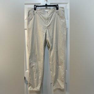 J. Jill Corduroy Pants Womens Size 18 Tall Tapered Leg Casual Fall Boho Stretch